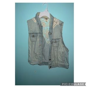 Vest jean jacket